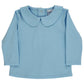 Bailey Boys Buddies Blue Knit Boys Peter Pan Shirt