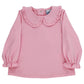 Bailey Boys Buddies Pink Knit Girls Peter Pan Shirt