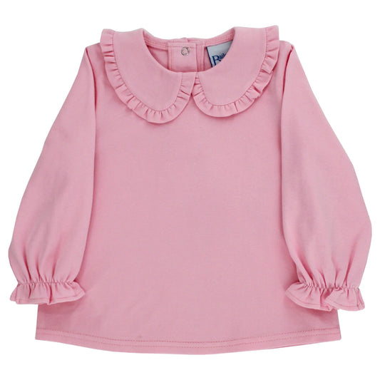 Bailey Boys Buddies Pink Knit Girls Peter Pan Shirt