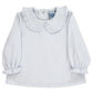 Bailey Boys Buddies White Knit Girls Peter Pan Shirt