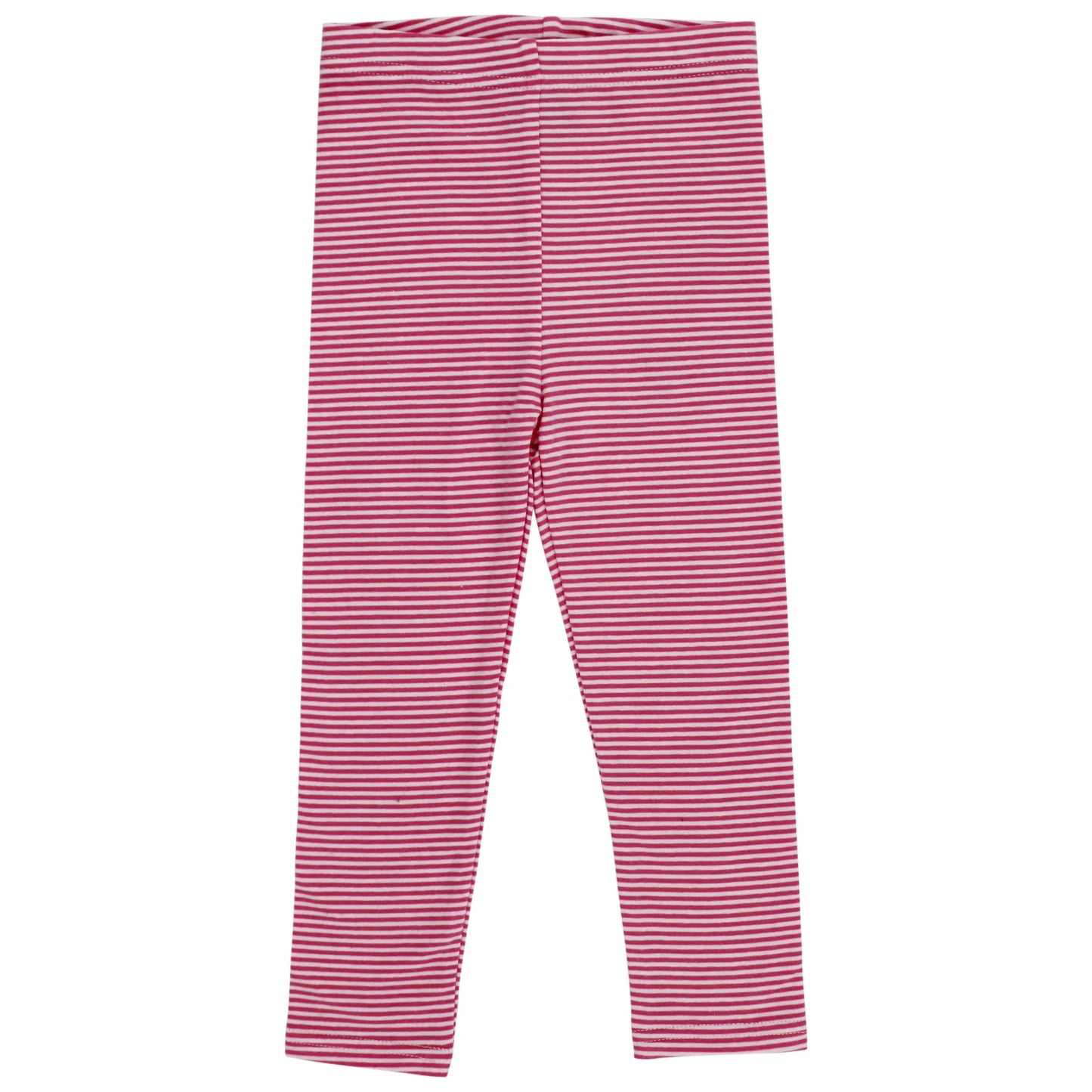 Bailey Boys Buddies Fuchsia Stripe Girls Knit Leggings