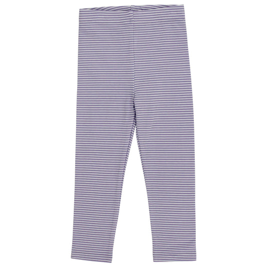 Bailey Boys Buddies Lilac Stripe Girls Knit Leggings