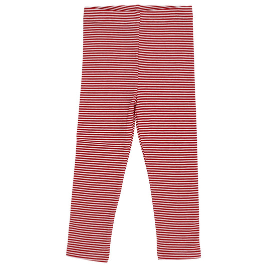 Bailey Boys Buddies Red Stripe Girls Knit Leggings