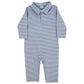 Bailey Boys Buddies Blue Stripe Knit Playsuit