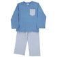 Bailey Boys Buddies Medium Blue Knit Porter Pant Set