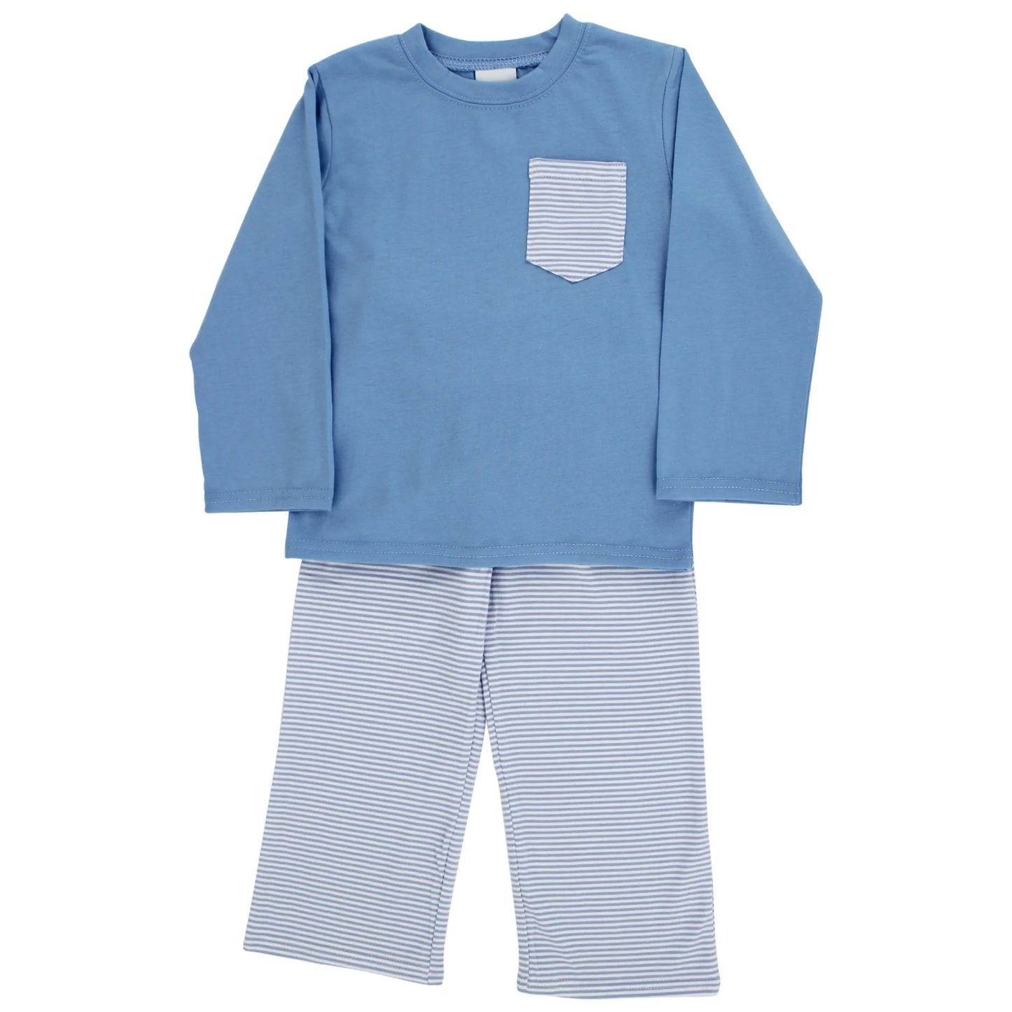 Bailey Boys Buddies Medium Blue Knit Porter Pant Set