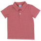 Bailey Boys Buddies Red Stripe Knit Sammy Polo