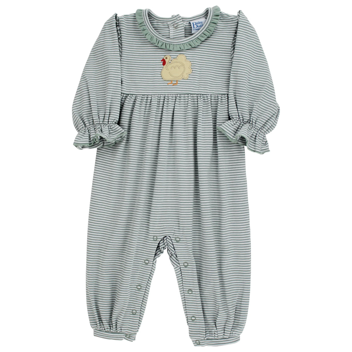 Bailey Boys Turkey Time Kendall Girl's Romper