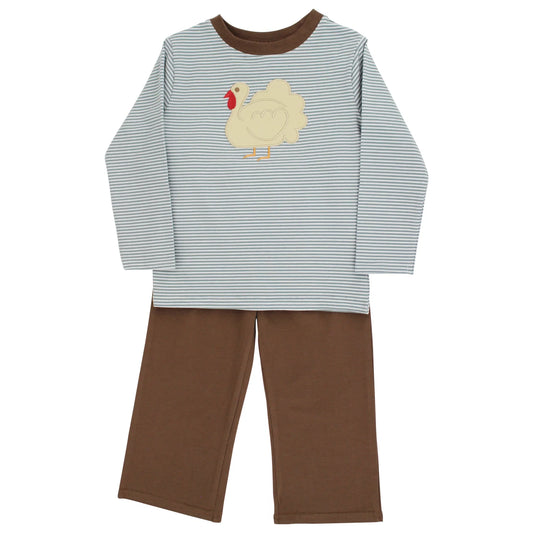 Bailey Boys Turkey Time Boys Pant Set