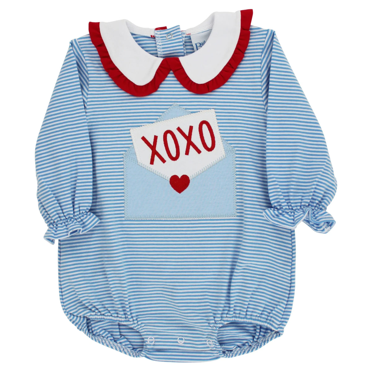 Bailey Boys Buddies Love Letters Knit Infant Bubble--Girls