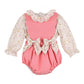 Sophie and Lucas Le Petit Mouse OG Overall, Pink