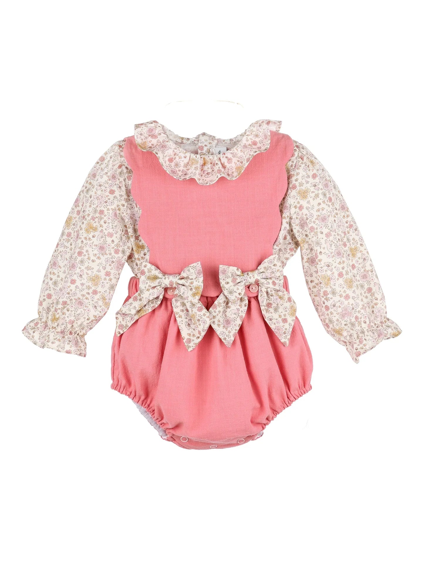Sophie and Lucas Le Petit Mouse OG Overall, Pink