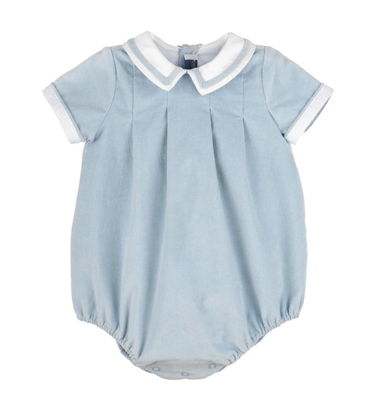Sophie and Lucas Vintage Cords Boy Bubble--Blue