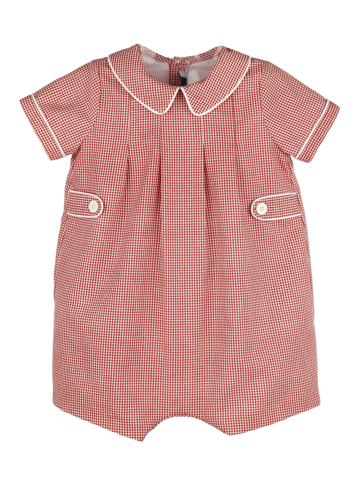 Sophie and Lucas Cranberry Boxwood Boy Bubble, Red