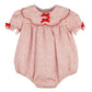 Sophie and Lucas Cranberry Boxwood Bubble, Red