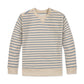 Hope and Henry Natural and Blue Stripe Sweatshirt