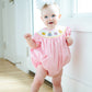 Ruth and Ralph Pink Birthday Cakes Smocked Birdie Bubble