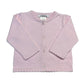 A Soft Idea Round Neck Baby Cardigan--Light Pink