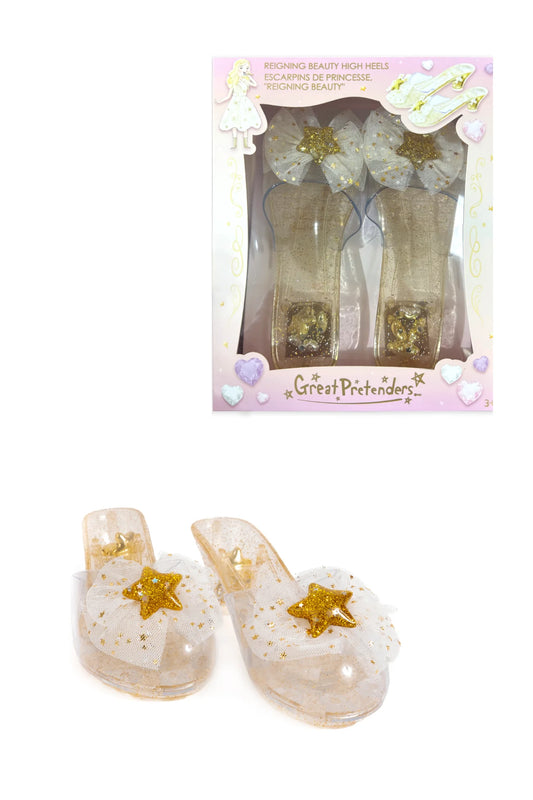 Great Pretenders Reigning Beauty High Heels, Gold