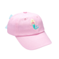 Bits and Bows Pink Mermaid Bow Baseball Hat