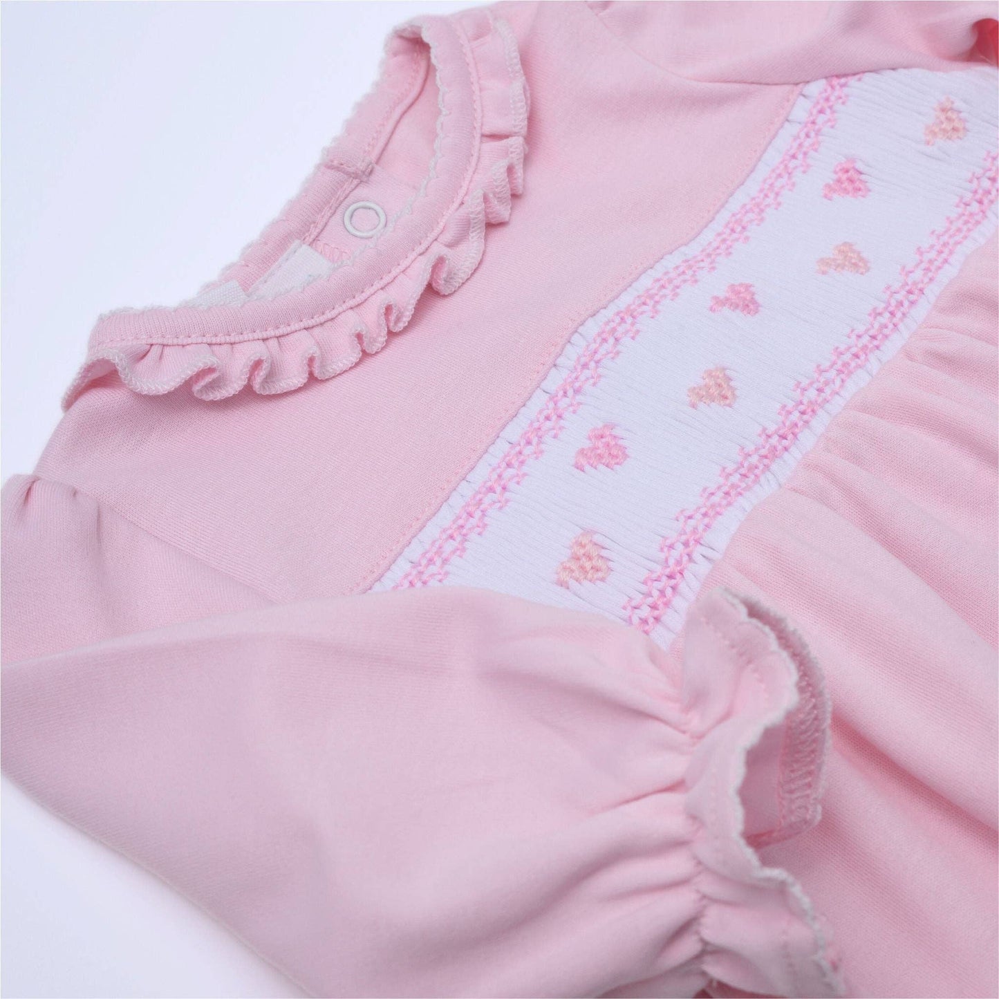 Magnolia Baby Valentine's Classics Smocked Footie