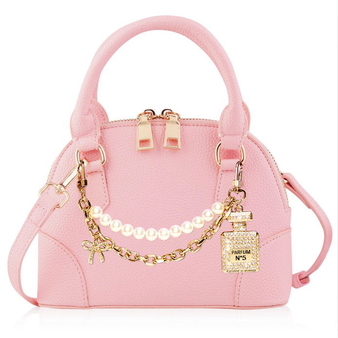 Carrying Kind Charlotte + Coco Pearl Chain--Petal Pink