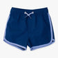Rufflebutts Ruggedbutts Navy Dolphin Hem Swim Trunks