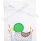 3 Marthas Mallard Applique Burp