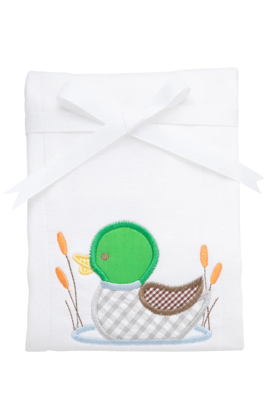 3 Marthas Mallard Applique Burp