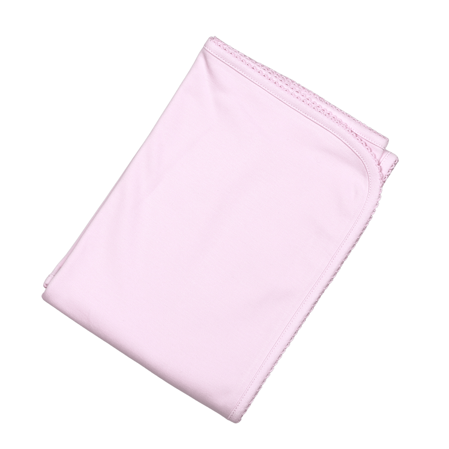 PKP-516 PINK PIMA RECEIVING BLANKET PINK TRIM