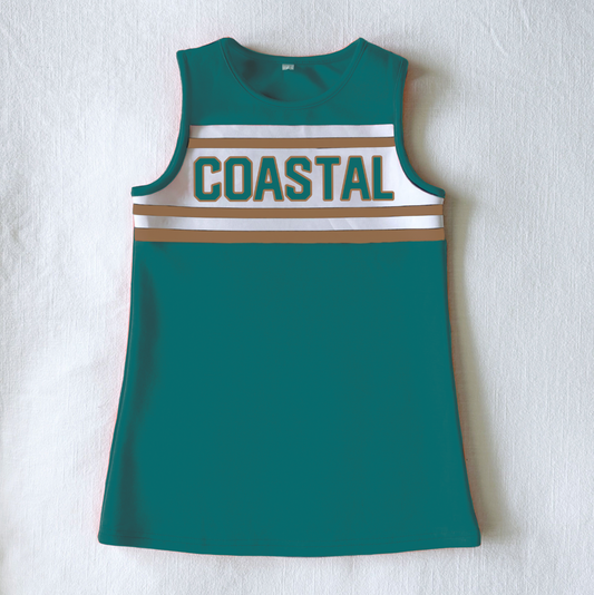The Coastal Carolina Teal Classic Cheer Dress