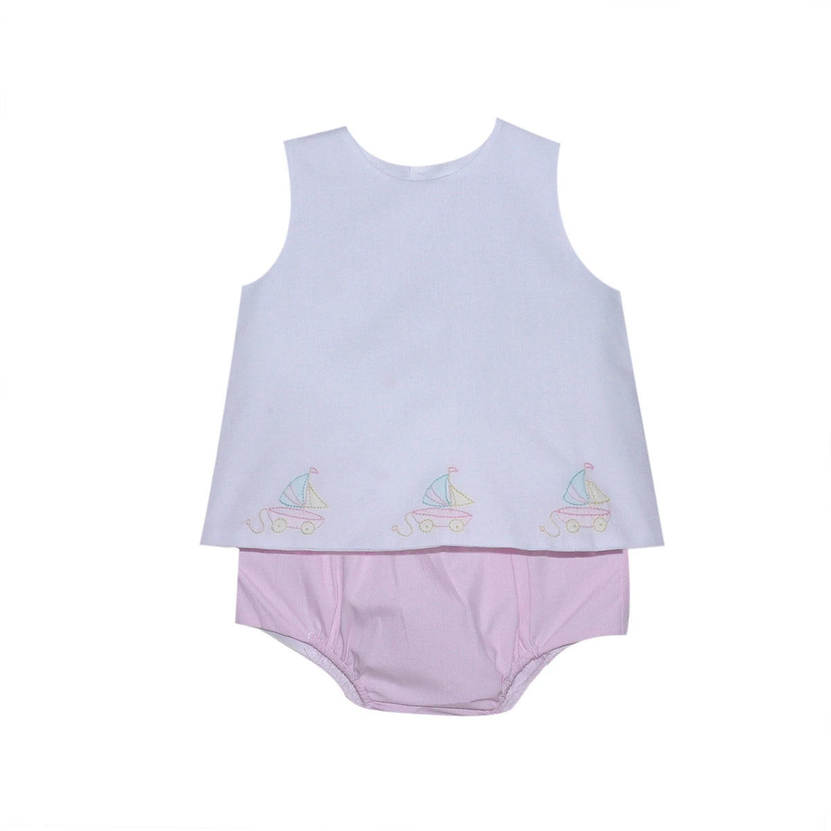 Remember Nguyen Bailey Diaper Set--Sailboat