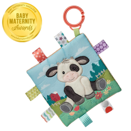 Mary Meyer Taggies Buttercup Cow Crinkle Me