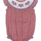 LuLu BeBe Emmie Flag Angel Sleeve Smocked Bishop Bubble