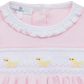 Magnolia Baby Little Ducklings Classics Smocked Gown - Pink