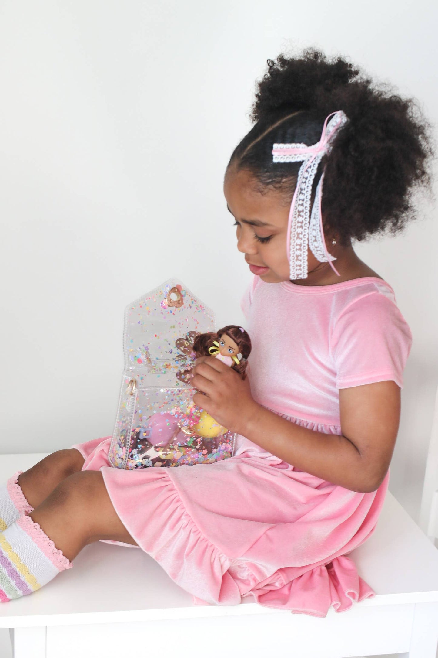 Carrying Kind Gussie: Multi Sparkle Purse