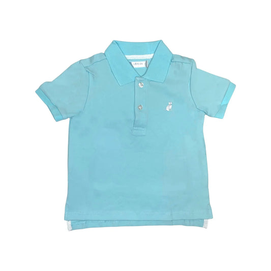 Lulu Bebe Aqua Short Sleeve Polo Shirt