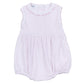 Magnolia Baby Mini Stripes Ruffle Sleeveless Bubble--Pink