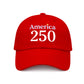 Bits and Bows America 250th Bow Baseball Hat--Girls