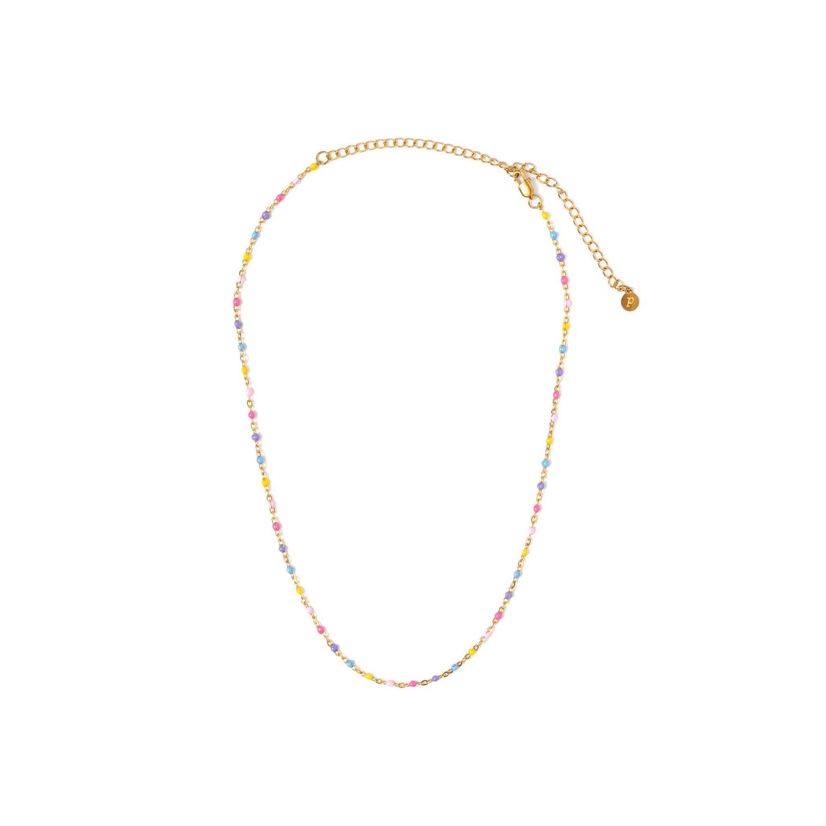 Pip Pop Post Enamel Bead Necklace Earrings - Hypoallergenic, Girl Gift