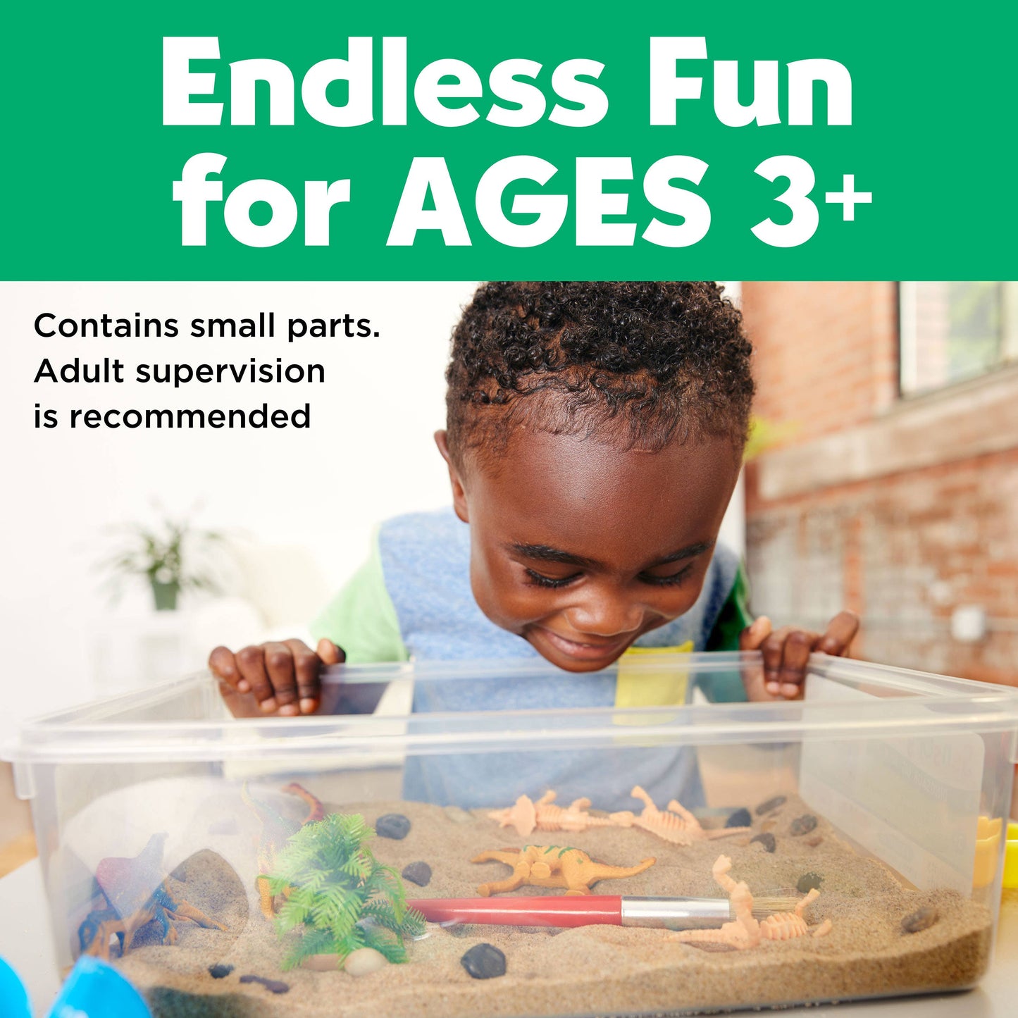 Faber-Castell Sensory Bin Dinosaur Dig Activity Bin for Kids