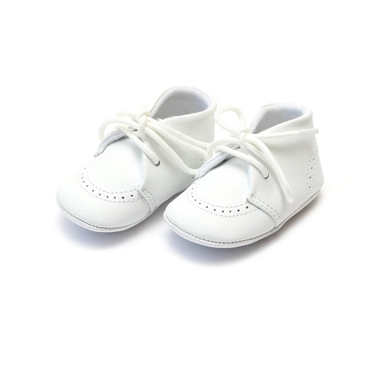 L'Amour Shoes Benny Leather Brogue Oxford Crib Shoe (Infant)