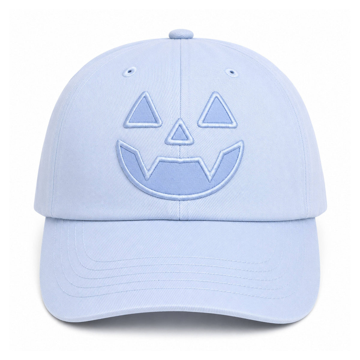 Bits and Bows Blue Jack-O-Lantern Baseball Hat