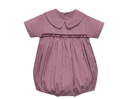 Southern Saturday Remember Nguyen Gamecock Black/Garnet Smocked Boy Bubble