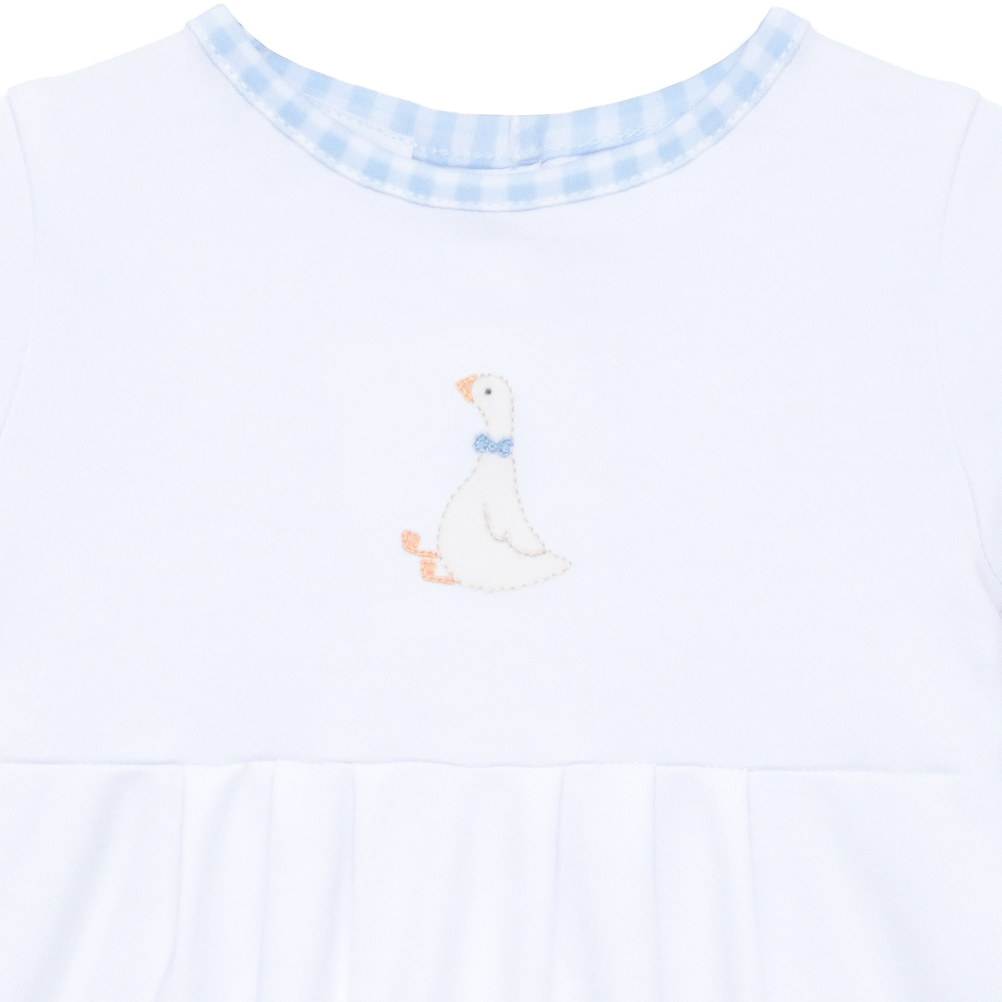 Magnolia Baby Silly Goose Boy Bubble - Light Blue