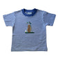 The Smiley Crab Royal Blue Golf Bag Shirt