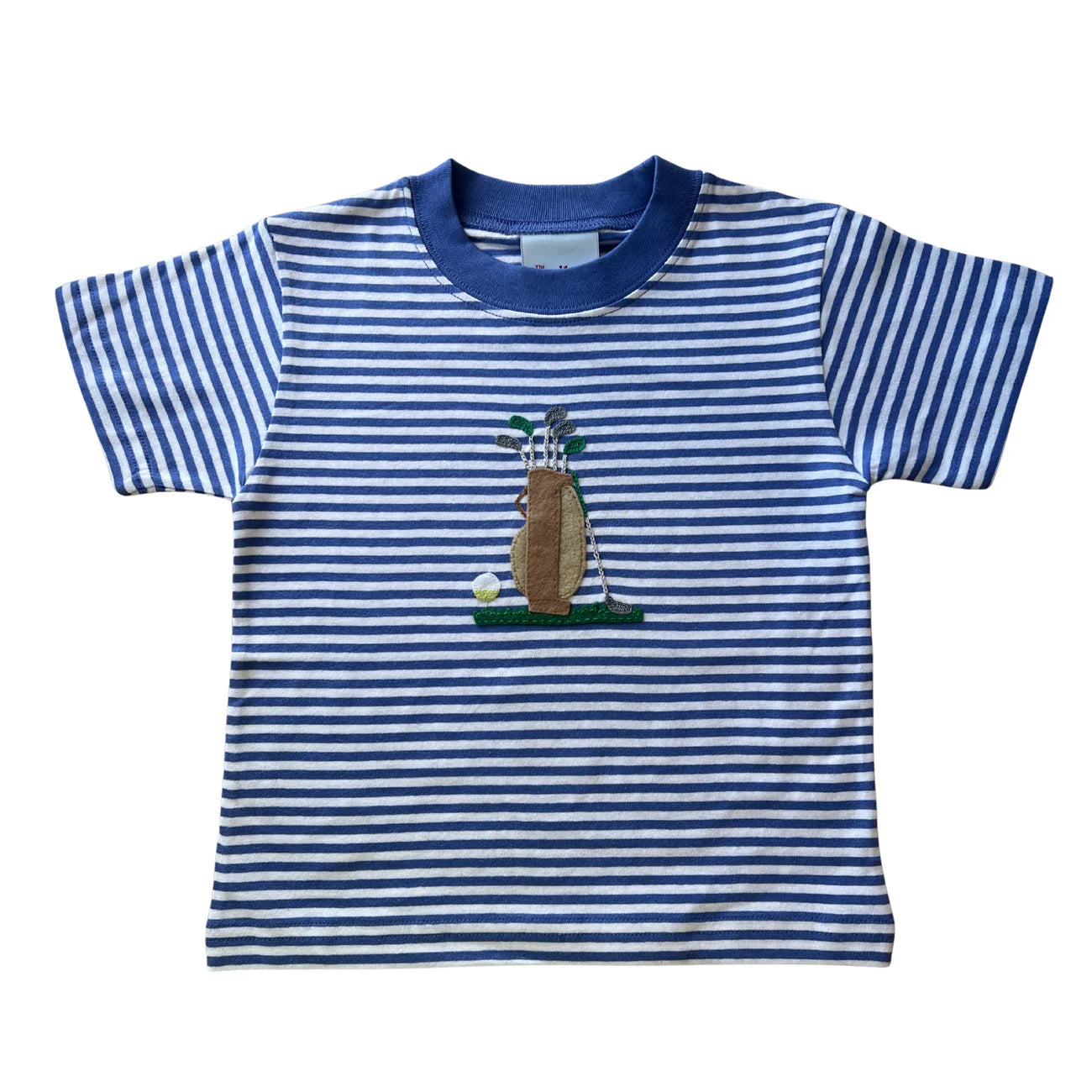 The Smiley Crab Royal Blue Golf Bag Shirt