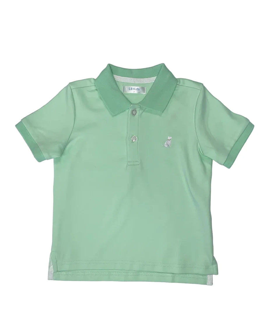 Lulu Bebe Blake Mint Short Sleeve Polo
