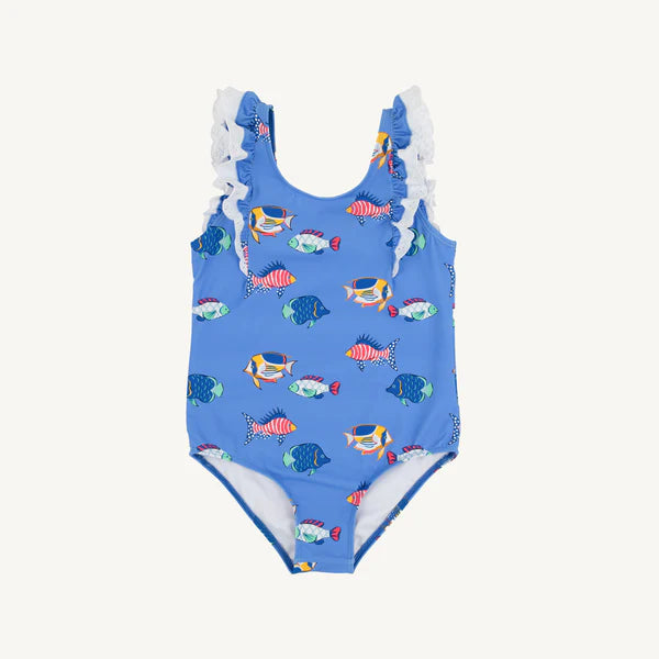 Beaufort Bonnet Ruehling Ruffle Bathing Suit--Here Fishy Fishy