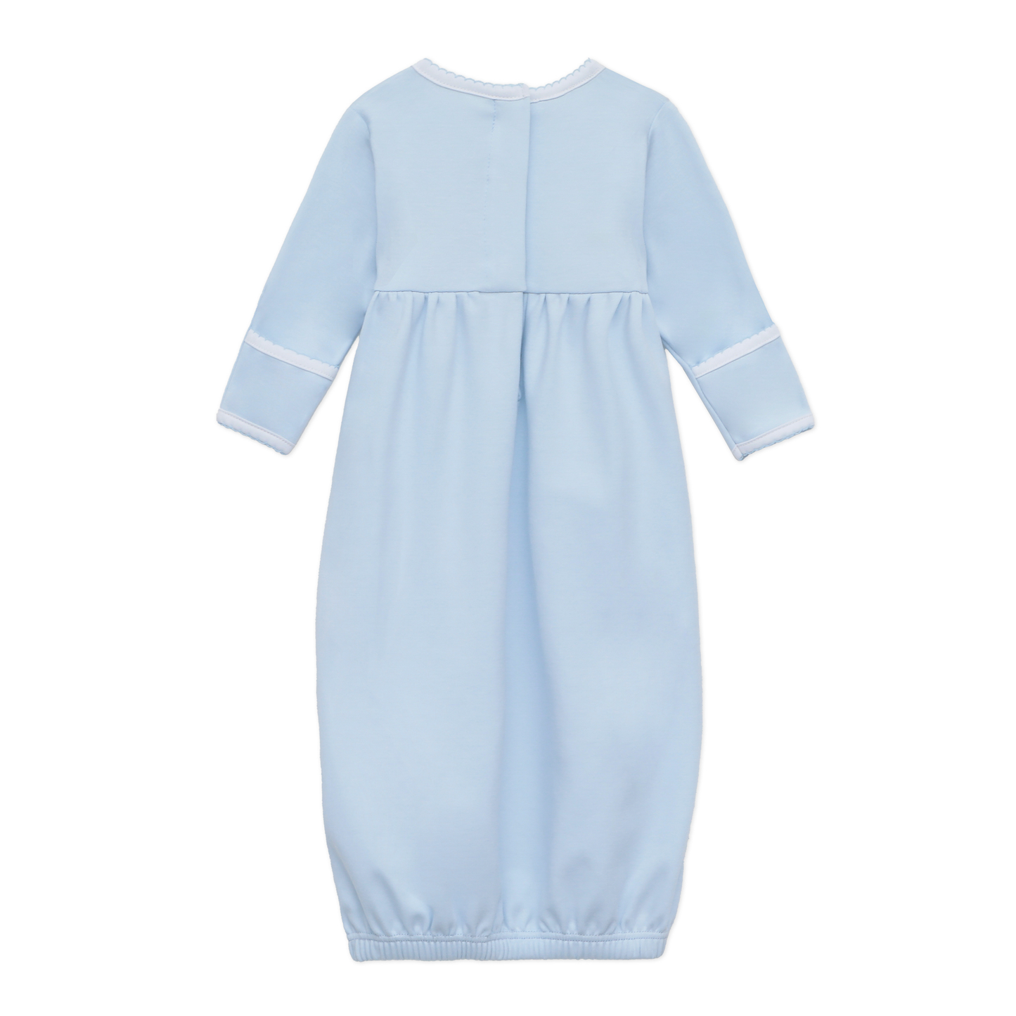 Magnolia Baby Little Ducklings Classics Smocked Gown - Light Blue